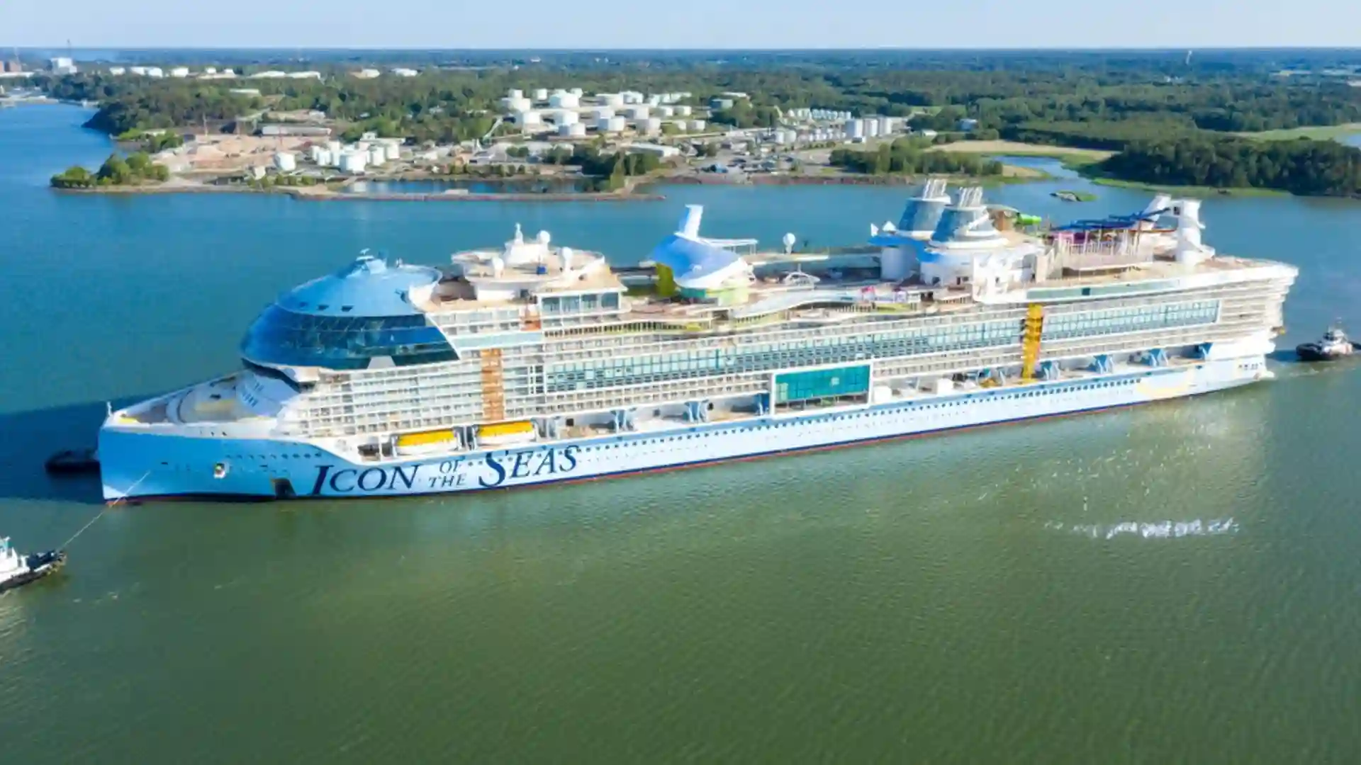 royal caribbean's icon of the seas to sail in 2024 as world's